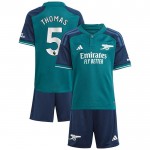 Günstige Fußballtrikots Arsenal Thomas 5 Kinder 3rd trikot 2023-24 Kurzarm